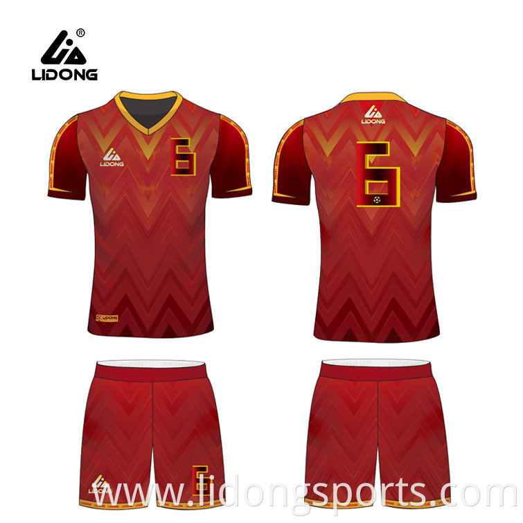 Profession Wholesale High End Quality Football Jersey Uniforms Soccer Wear Sport Wears Football Soccer For Men